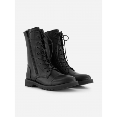 NIK&NIK Zwarte laarsjes met rits en veters BECKY BOOTS NIK&NIK Zwarte laarsjes met rits en veters BECKY BOOTS
